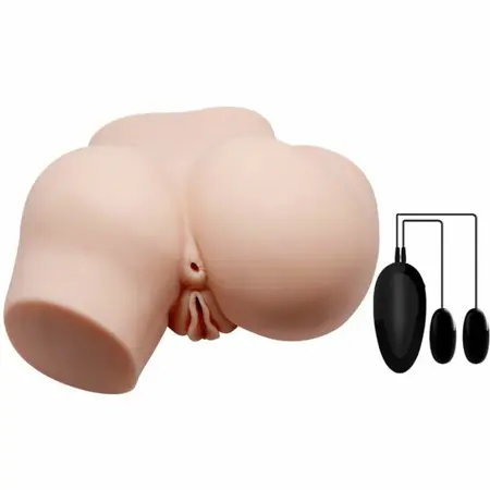 Crazy Bull Intimate Silicone Torso with Dual Channel & Vibration, Large