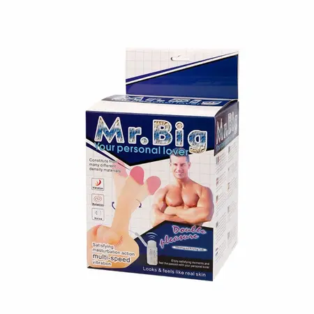 Baile Mr. Big Anatomical Intimate Machine with Vibration & Voice Control, Flesh