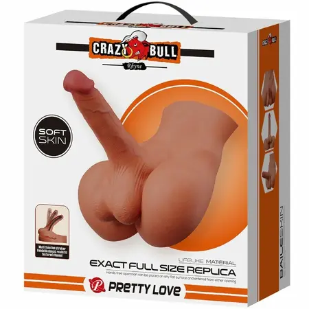 CRAZY BULL Rhyne Back Anatomical Model Bendable TPE Large Size