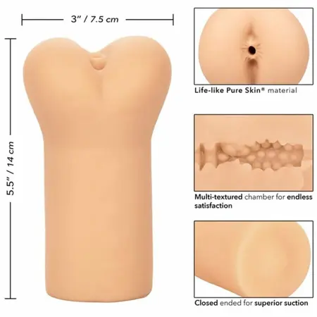 CalExotics Boundless Model - Anatomski Braun, 14 cm, TPE