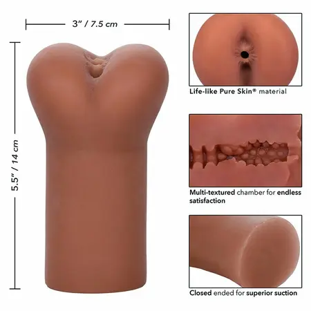 CalExotics Boundless Model - Anatomski Braun, 14 cm, TPE