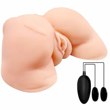 Crazy Bull Vibrating Intimate Toy with Dual Entry & Textured Channel