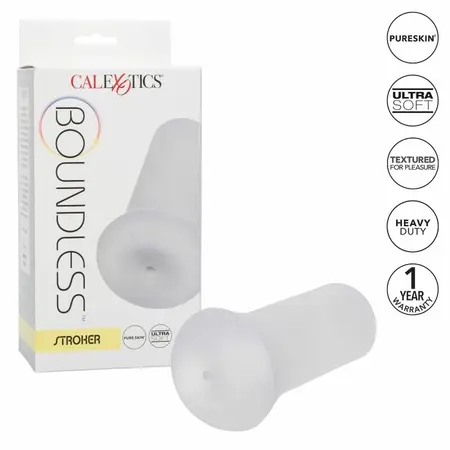CalExotics Boundless Transparentna Intimna Mašina TPE 14cm Vodootporna
