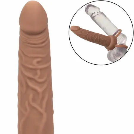 CalExotics Performance Maxx Dual Action Silikonski Sistem Smeđa 14cm