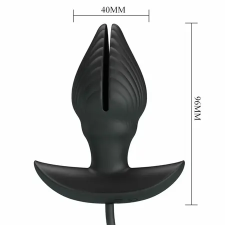 Pretty Love Inflacioni Punjivi Intimni Čep Crni Silikon USB