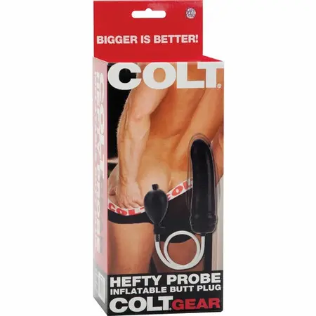 CalExotics COLT Hefty Probe Inflacioni Silikonski Čep Crni 15.5cm
