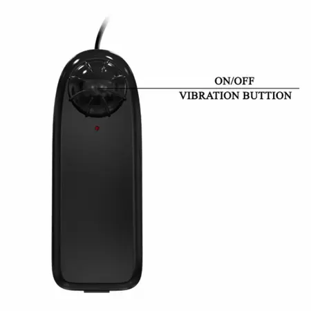 Baile Realistic Vibrating Inflatable Model 18.8 cm with Suction Cup