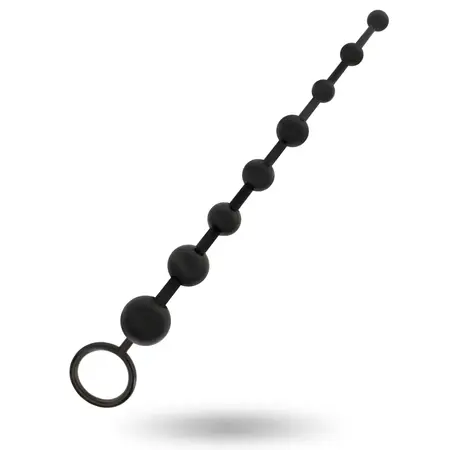Addicted Toys Bead Chain 29 cm Crni - Fleksibilni Silikonski Sistem