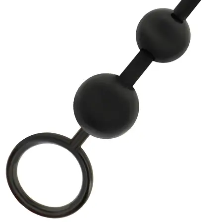 Addicted Toys Bead Chain 29 cm Crni - Fleksibilni Silikonski Sistem