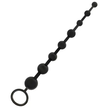 Addicted Toys Bead Chain 29 cm Crni - Fleksibilni Silikonski Sistem