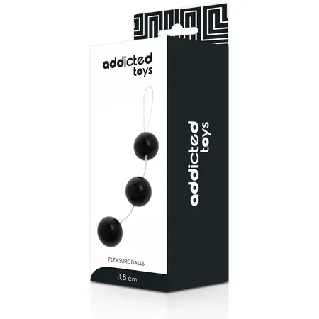 Addicted Toys Pleasure Balls ABS Intimni Sistem Sa Kuglicama 15cm Crni