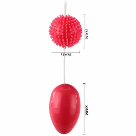 Baile Twins Balls - Kombinovani Analni Sistem Za Trening, TPR & ABS, Crni