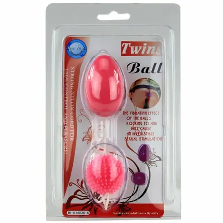 Baile Twins Balls - Kombinovani Analni Sistem Za Trening, TPR & ABS, Crni