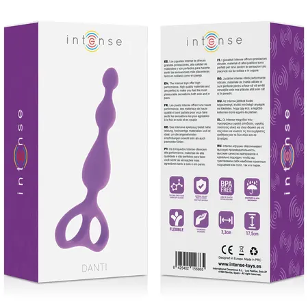 INTENSE Danti Lilac Silicone Anal Relaxation Model 17.5cm