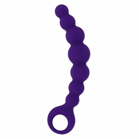 Intense Max Lilac Flexible Silicone Bead System 18.5cm - Body Safe