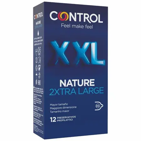 Control Nature XXL Ekstra Veliki Anatomski Lateks Sistem 12 kom