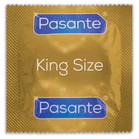 Pasante King Size veliki kondomi 3-Pack, 60 mm široki, prirodna boja