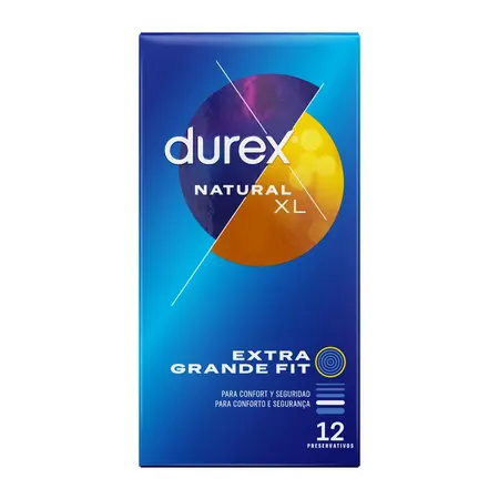 Durex Natural XL 12-Pack – Ekstra veliki udobni lateks sistem
