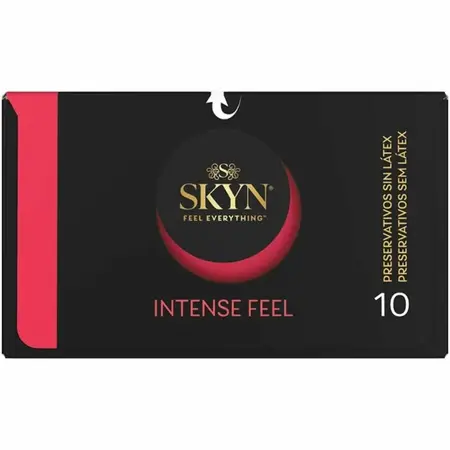SKYN Intense Feel poliizopren teksturirani kondomi 10-Pack valoviti dizajn