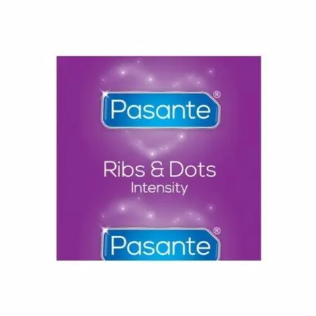 Pasante Intensity Multi-Textured Condoms 144-Pack | Ribbed & Dotted Design