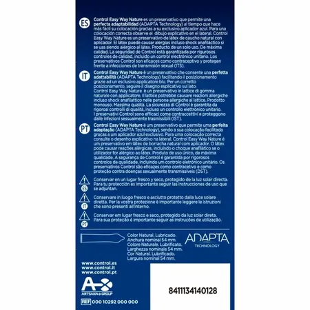 CONTROL Nature Easy Way 10 kom - Anatomski Lateks, Laki Aplikator