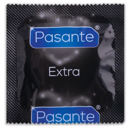 Pasante Extra Premium Ekstra Debeli Lateks Kondomi 3-Pack, 52mm, Prirodna Boja
