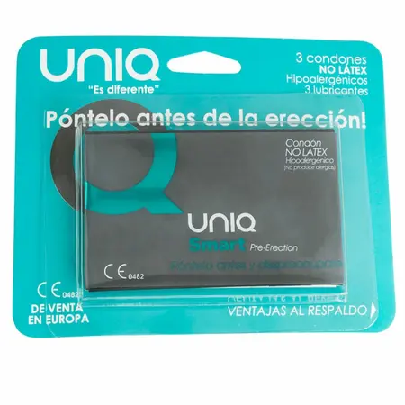 UNIQ Smart Bezlateksni Pre-Ready Sistem Kondomi 3-Pack Card Edition