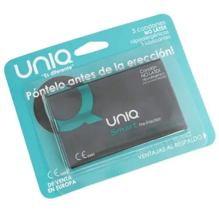 UNIQ Smart Bezlateksni Pre-Ready Sistem Kondomi 3-Pack Card Edition