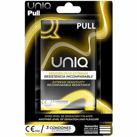 Uniq Pull Bezlateksna Intimna Barijera sa Trakicama 3-Pack, Providna
