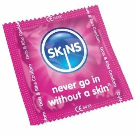 SKINS Points & Strips 500-Pack Latex Protective Covers 52mm x 190mm