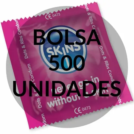 SKINS Points & Strips 500-Pack Latex Protective Covers 52mm x 190mm