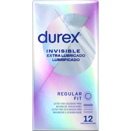 Durex Invisible Extra Lubricated 12 kom - Ultra-Tanki, Poboljšana Udobnost