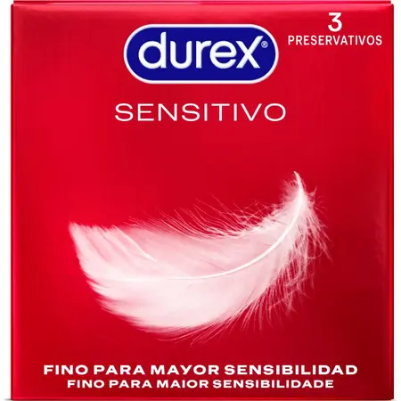 Durex Soft & Sensitive Thin Easy-On Lateks Kondomi 3 kom, 56mm