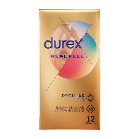 Durex RealFeel 12 kom Bez Lateksa Intimni Barijerni Sistem 56mm