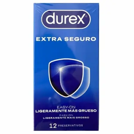 Durex Extra Seguro 12 kom - Poboljšana Zaštita Lateks Kondomi 56mm