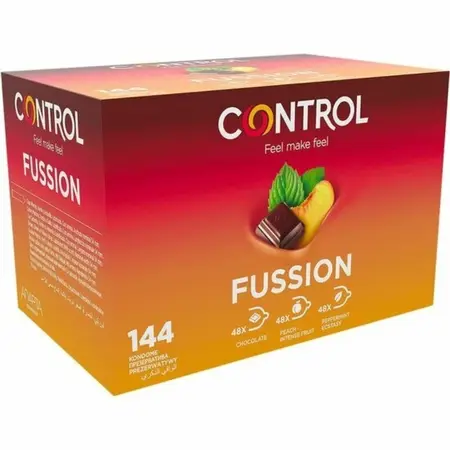 Control Adapta Fussion Kondomi 144 kom - Višestruki Mirisi, Ergonomsko Pristajanje