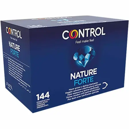 Control Adapta Forte 144 komada Ergonomski Transparentni Kondomi