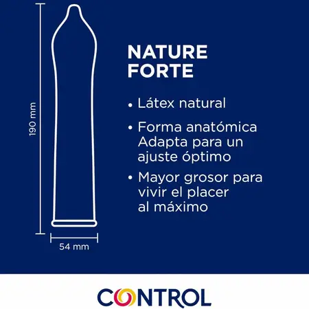 Control Adapta Forte 144 komada Ergonomski Transparentni Kondomi