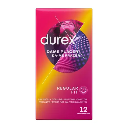 Durex Dame Placer 12 komada Premium Lateks Teksturirani Kondomi 56mm