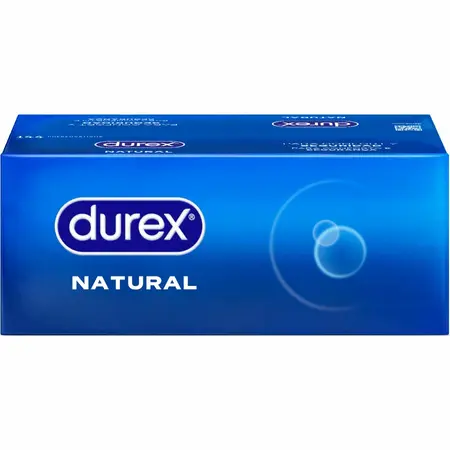 Durex Natural Comfort 144 komada Lateks Zaštitne Navlake, Easy-On Oblik