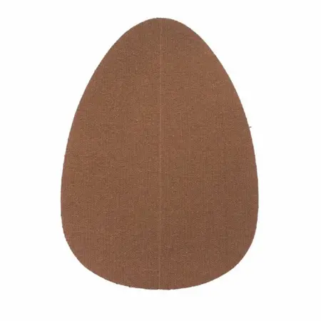 Bye Bra Breast Enhancer Lifting Pads D/F Brown - 3 Pairs Cotton Satin