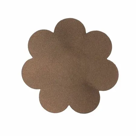 Bye Bra Breast Enhancer Pads Satin Brown Cup A/C - Invisible Support 3 Pairs