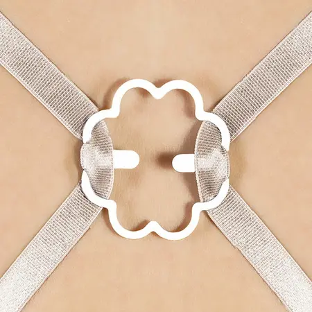Bye Bra Ergonomic Foldable Bra Clips Set of 4 with Travel Bag