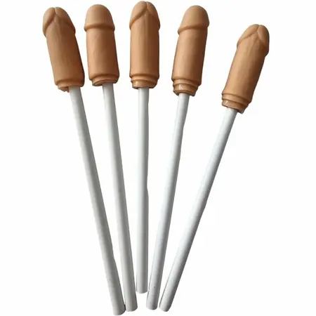Diablo Picante Set of 5 Graphite Pencils with Detailed Novelty Tip