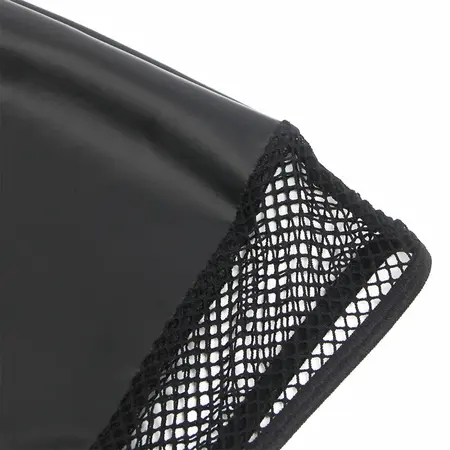 SUBBLIME 955472 Black Halter Neck haljina S/M sa mrežom i PU kožnom završnicom
