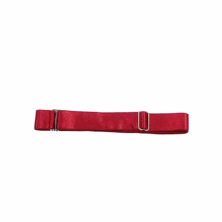 SUBBLIME haljina bordo PU kožne naramenice L/XL - Premium večernja odeća