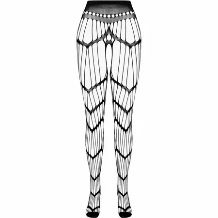 PASSION Eco Collection S006 Bodystocking Beli - Održiv Dizajn, One Size