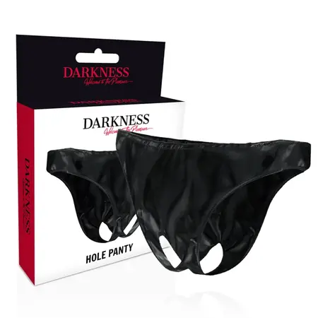 Darkness Unisex Bodysafe Otvoreni Dizajn Gaćice Jedna Veličina Crne