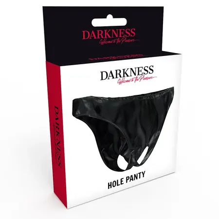 Darkness Unisex Bodysafe Otvoreni Dizajn Gaćice Jedna Veličina Crne