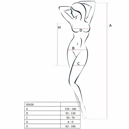 Passion BS026 Bodistocking Beli Dizajn Haljine, Jedna Veličina
